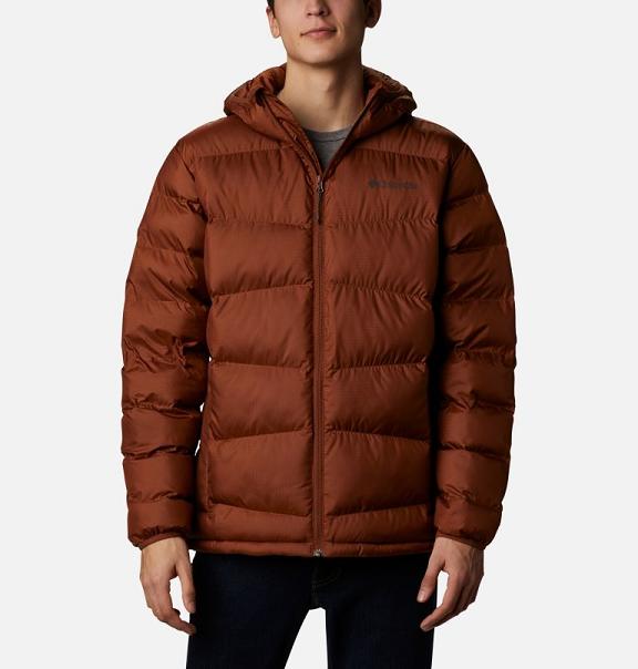 Columbia Fivemile Butte Hooded Jacket Men Red USA (US1495747)